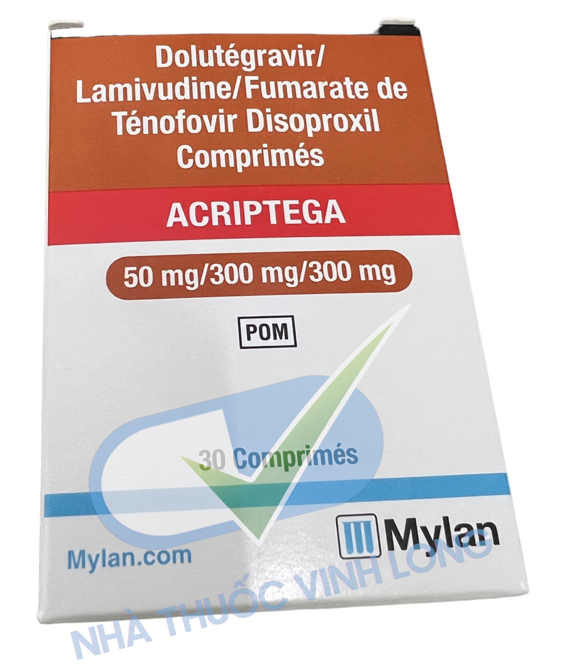 Acriptega 50mg/300mg/300mg