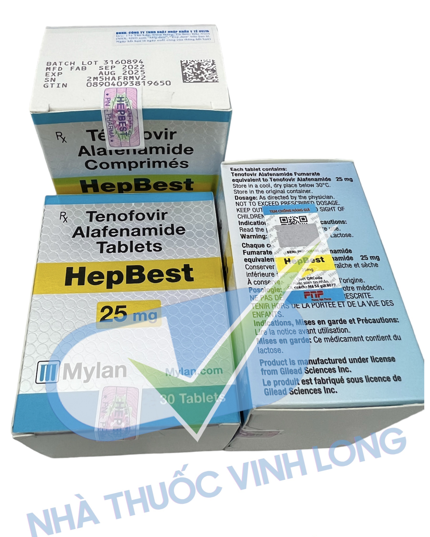 Hepbest 25mg chính hãng