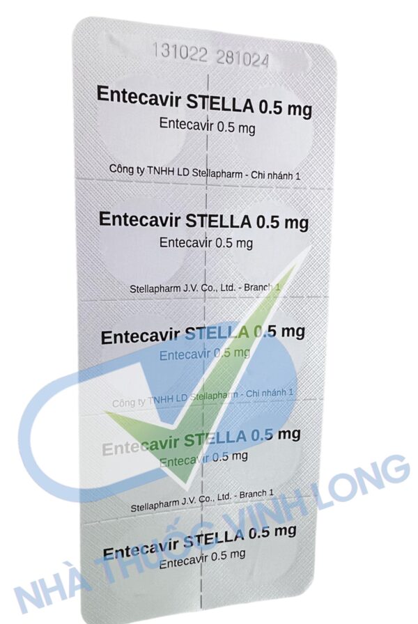 thuốc entecavir 0.5mg giá bao nhiêu